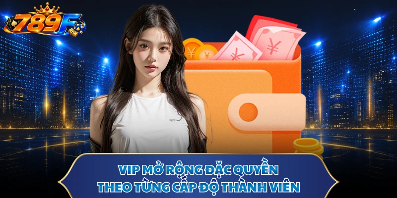 VIP mở rộng đặc quyền theo từng cấp độ thành viên